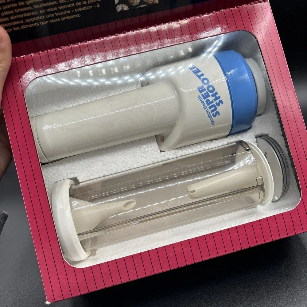 Hamilton Beach The Super Shooter Cordless Cookie Press Food Decorator 80000